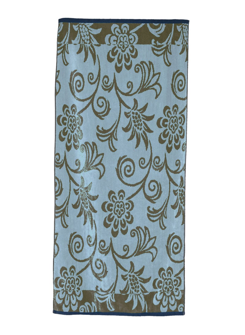 MORGAN MURRY 100% Cotton Modern Jacquard Bath Towel 68x136 cm - Image 5