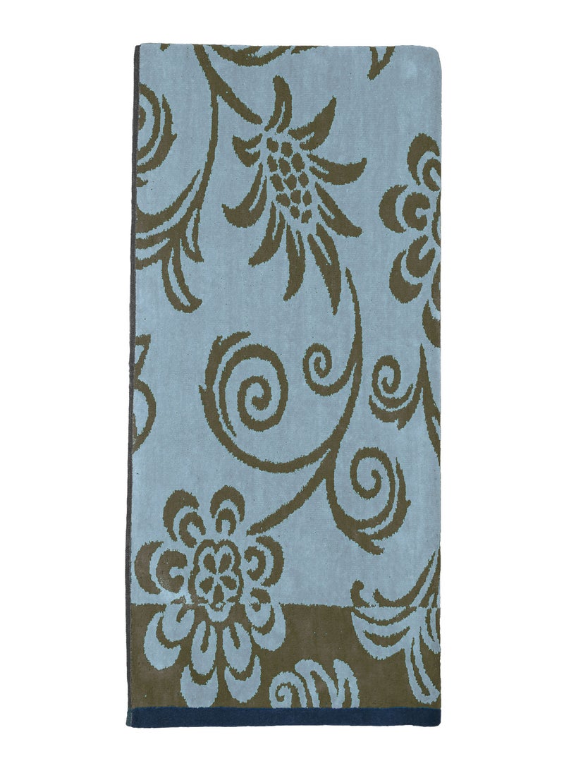 MORGAN MURRY 100% Cotton Modern Jacquard Bath Towel 68x136 cm - Image 3