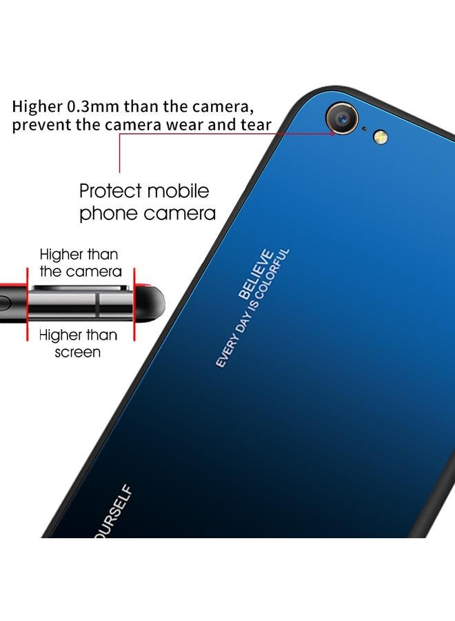 S-TOP Case For OPPO A57 / A39 Gradient Color Glass Case - Image 3