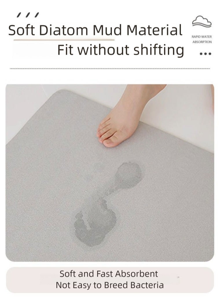 2 PCS Kitchen Mat Set, Water Absorbent and Quick Drying Kitchen Rugs, Non-slip Kitchen Carpets (40 * 60+40 * 120 cm) - Image 4