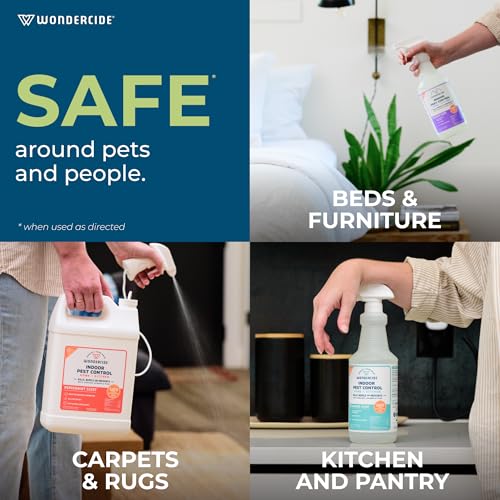 Wondercide - Indoor Pest Control Spray for Home and Kitchen - Ant, Roach, Spider, Fly, Flea, Bug Killer and Insect Repellent - with Natural Essential Oils - Pet and Family Safe — Rosemary 16 oz - Image 4