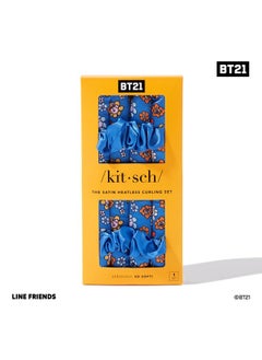 Kitsch BT21 x Kitsch Satin Heatless Overnight Curling Set - Soft Hair Curlers and Rollers for No-Heat Curls  - Image 3