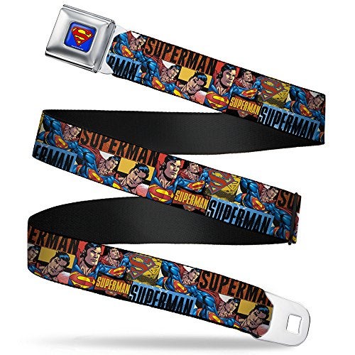 Buckle Down Buckle-Down Seatbelt Belt Superman Regular - Image 1