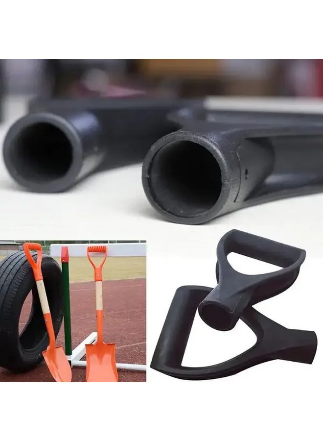 مقبض مجرفة ومشط PVC أسود بديل سهل التركيب لقبضة البناء والبستنة - Image 5