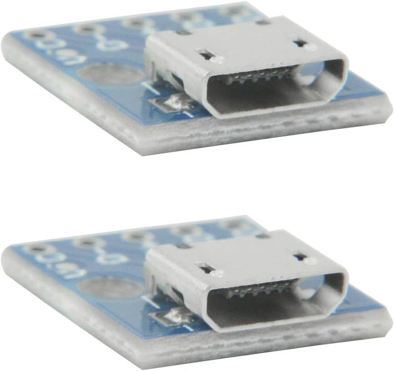 WMYCONGCONG 20 قطعة محول طاقة Micro USB 5Pin لوحة 254mm 5V وحدة تفريغ مع رأس دبوس ذكر - Image 5