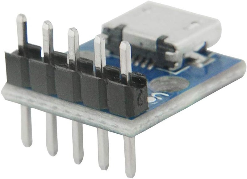 WMYCONGCONG 20 قطعة محول طاقة Micro USB 5Pin لوحة 254mm 5V وحدة تفريغ مع رأس دبوس ذكر - Image 4