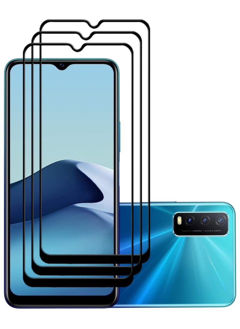 ACLIX 3 Pieces Antistatic ESD Dustproof Premium Quality High Definition Tempered Glass Screen Protector Designed For vivo Y20 - Image 1
