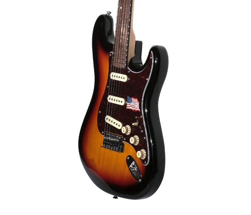 SX جيتار SX SST/ASH/R/3TS الكهربائي من خشب السواب الأمريكي - صن برست - Image 4