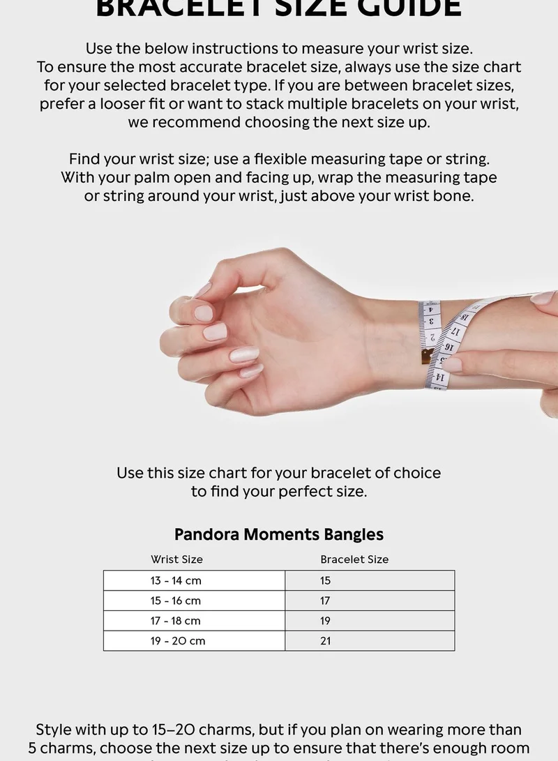 PANDORA  Moments Bangle for Women | Best Price UAE