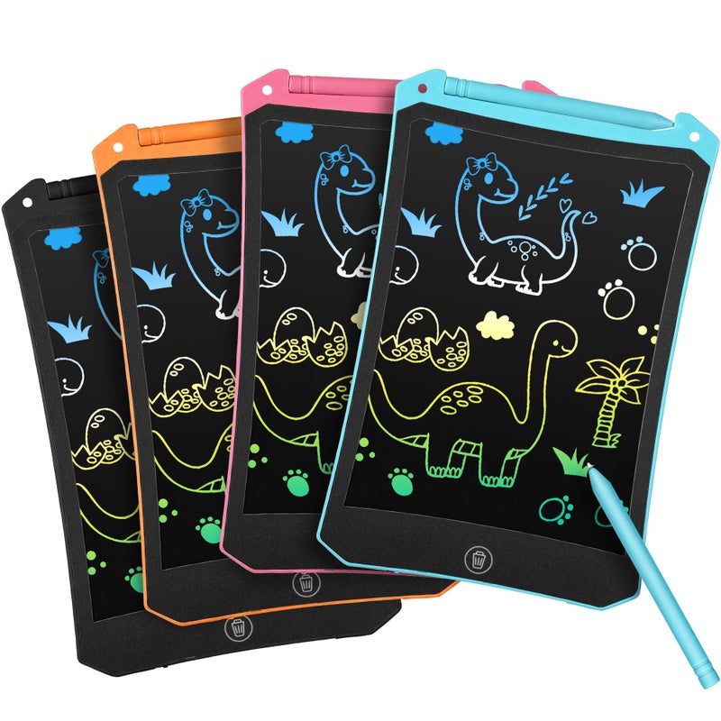LEYAOYAO 4 Pack LCD Writing Tablet for Kids, Colorful Toddler Drawing Tablet Doodle Board, Erasable Reusable Electronic Drawing Pad, LEYAOYAO Educational and Learning Toy for 3-6 Years Old Boy and Girl - Image 1
