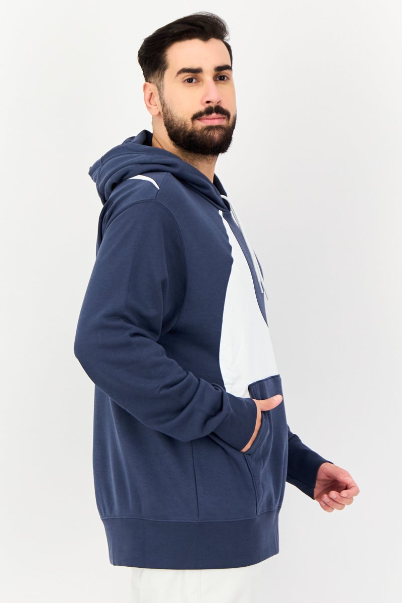 Nike Men Sportswear Fit Brand Logo Outdoor Hoodie, Slate Blue - Image 3