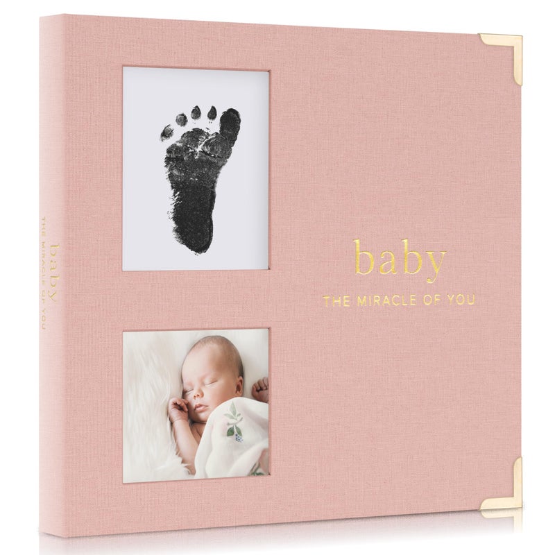 ZICOTO Keepsake Baby Memory Book for Boys and Girls â€“ Timeless First 5 Year Baby Book With Photoslots â€“ Cute Journal Scrapbook or Photo Album - Record a Milestone for Every Event from Birth to Age 5 - Image 1