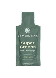 Cymbiotika Cymbiotika, Super Greens, With Chlorophyll, Citrus Lime, 30 Pouches, 15 ml Each  - Image 3