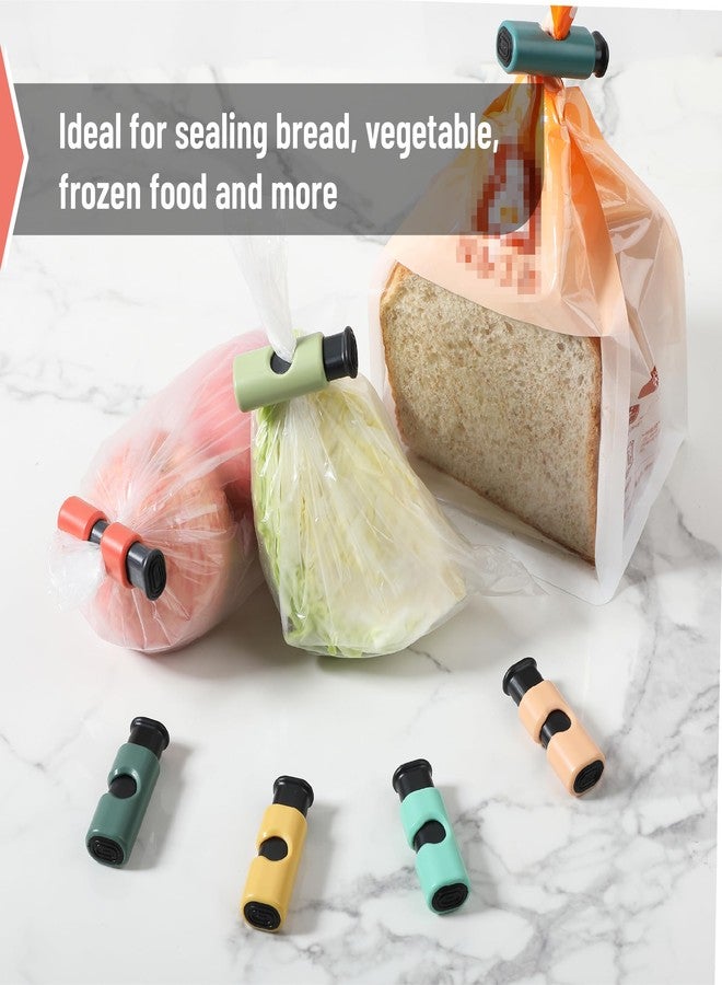 Mr. Pen- Squeeze and Lock Bread Bag Clips, 8 Pack, Harvest Field Colors, Squeeze and Lock Bread Clips Reusable - Image 5