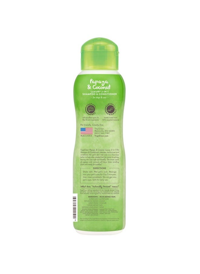 TropiClean Shampoo, Papaya Coconut, 355 Ml  - Image 2