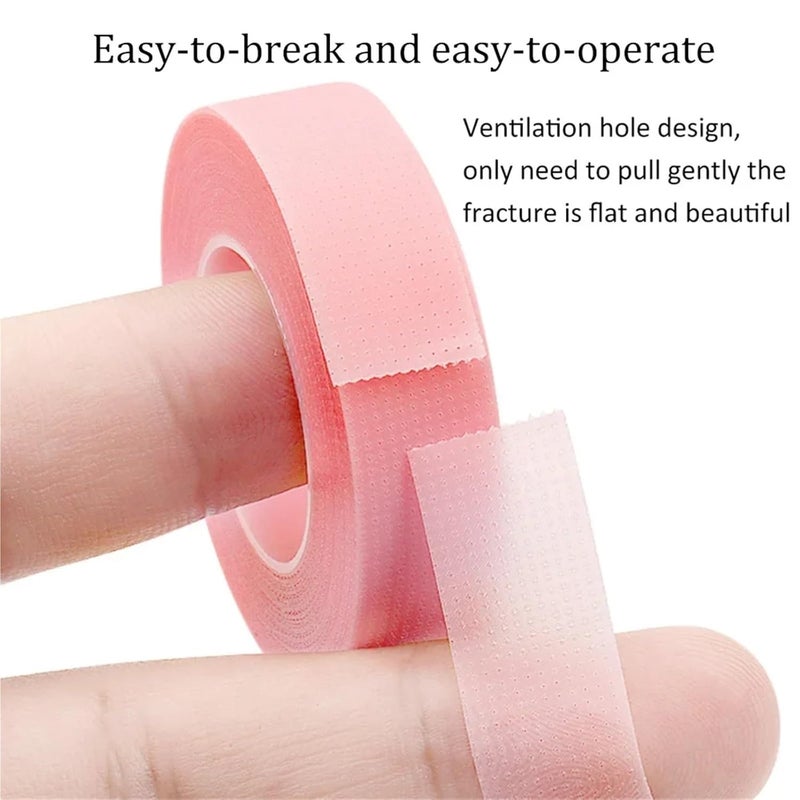 Lash Tape for Eyelash Extensions 50pcs Micropore Eyelash Tape Lash Extension Supplies Makeup Tools Lashes Accessories Makeup Tools Lash Lifting Tape(White) - Image 3