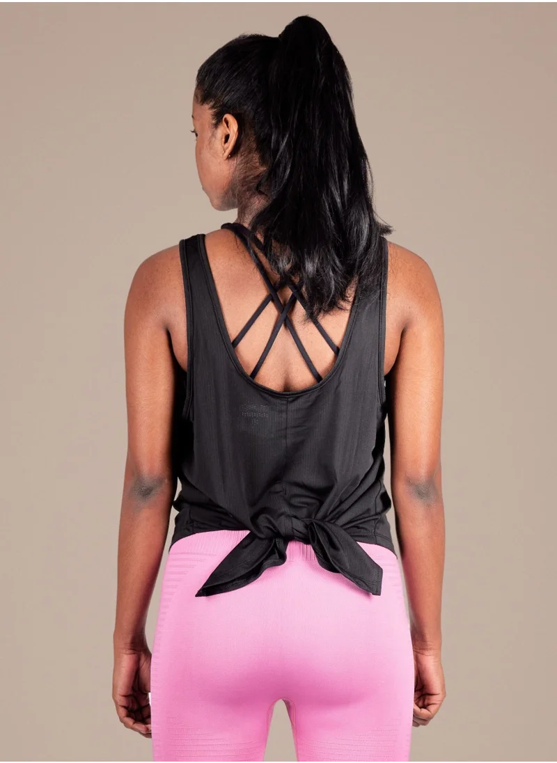ثوجفيت BreezyBack التعادل مرة أخرى تانك الأعلى - أسود