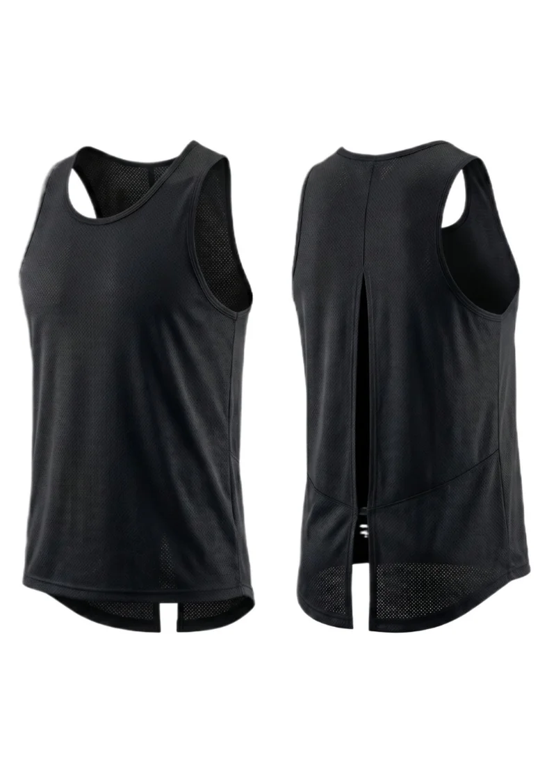 Thugfit Black BreezyBack Tie back Tank Top-Black for Women | Best Price UAE