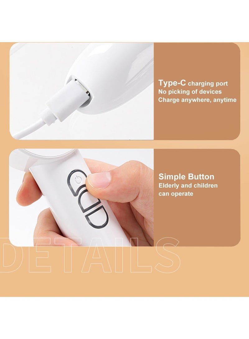 LIXES Electric Vibration Hair Growth Comb EMS Micro Current, 3 Color LED Massage Therapy Oil Applicator Massager Red Light Therapy Massage Brush (PK-02) - Image 3