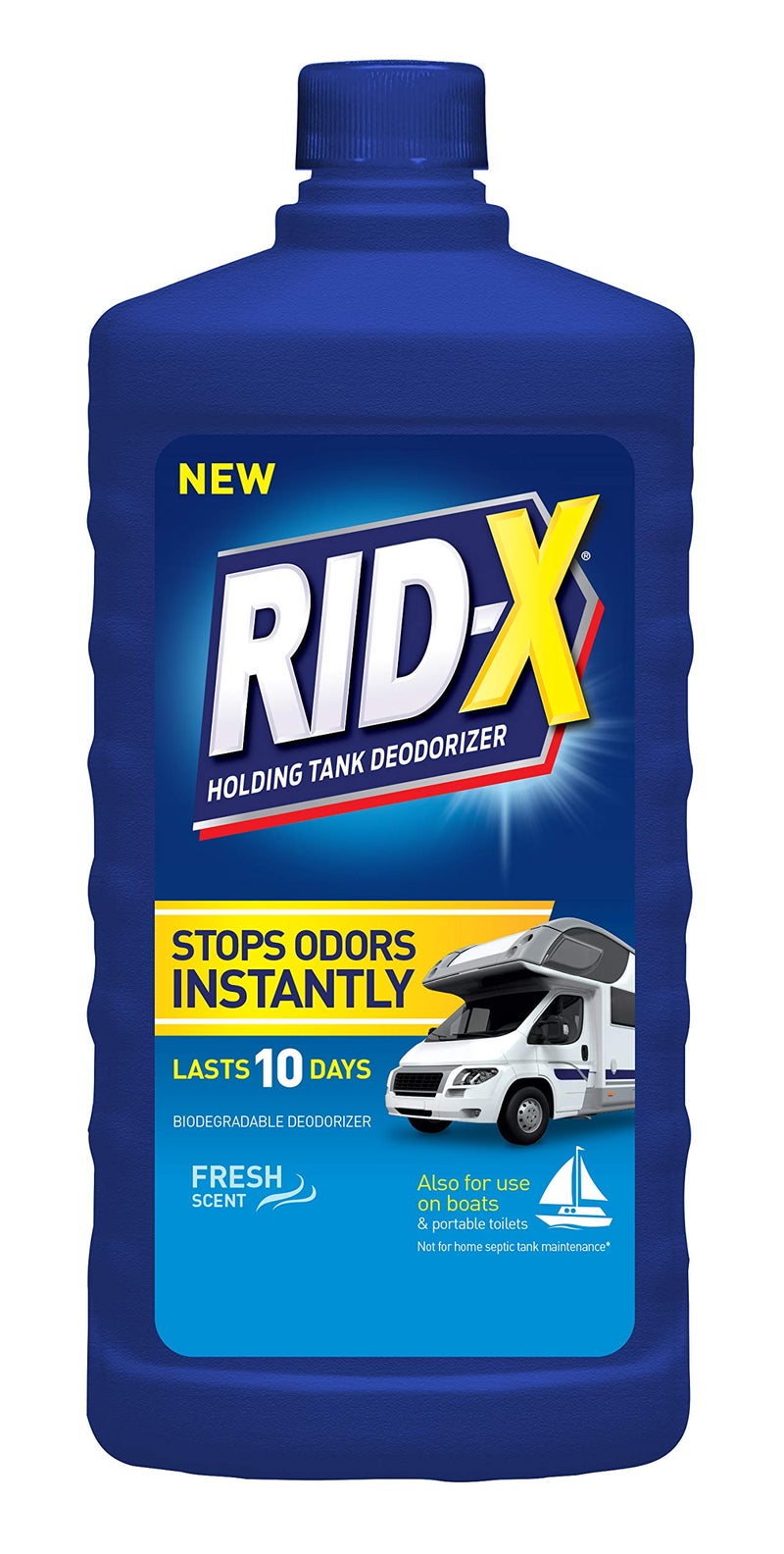 Rid-X Holding Tank Deodorizer Liquid, Fresh Scent, 24 Ounce - Image 1