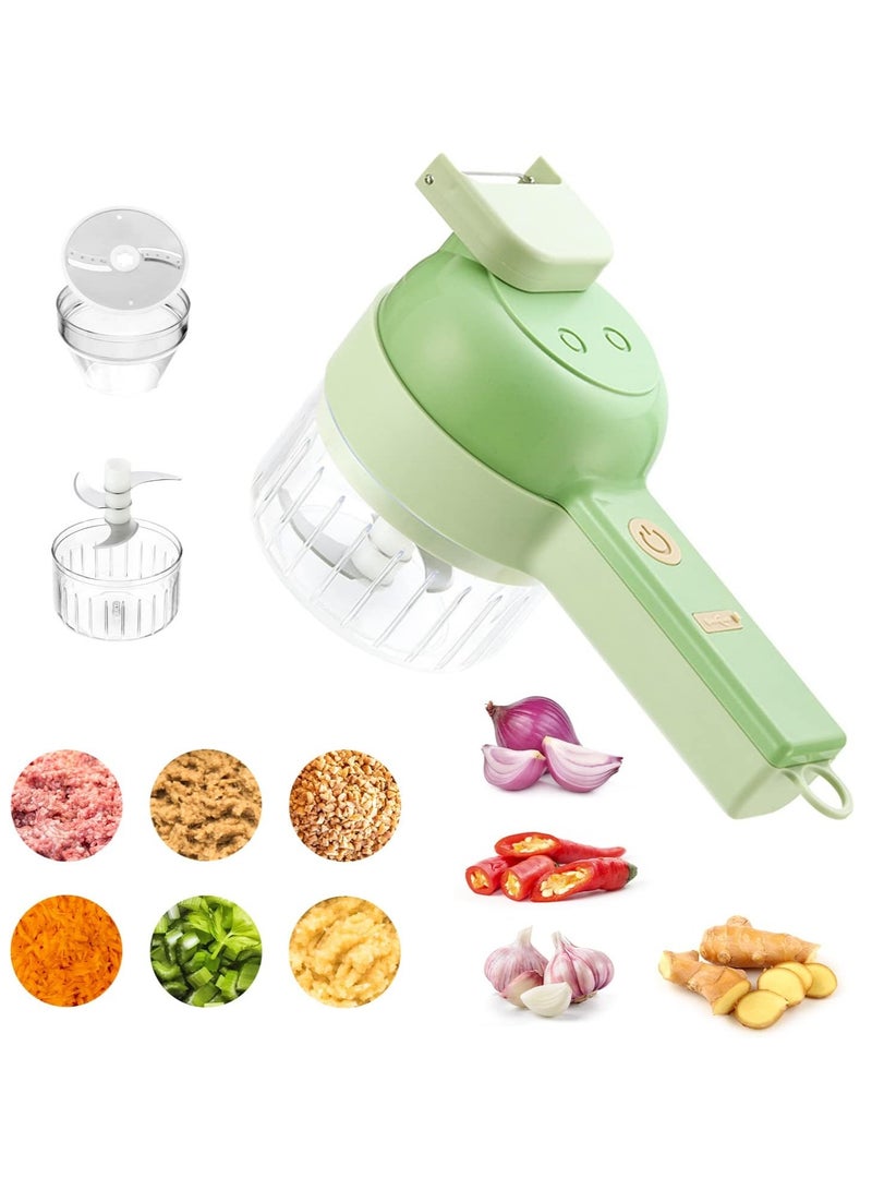 DubaiGallery Electric Vegetable Chopper Food Chopper Vegetable Slicer Garlic Crusher Meat Grinder Machine Peeler Kitchen Accessories Gadgets - Image 1