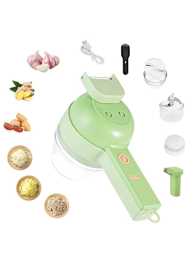 DubaiGallery Electric Vegetable Chopper Food Chopper Vegetable Slicer Garlic Crusher Meat Grinder Machine Peeler Kitchen Accessories Gadgets - Image 2