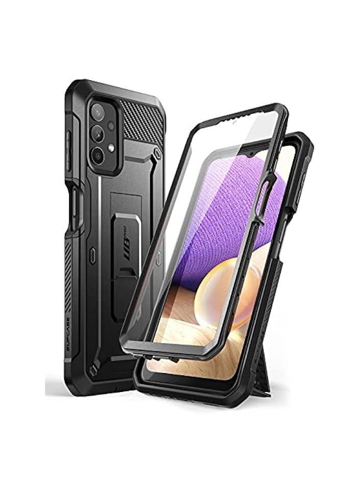 SUPCASE Unicorn Beetle Pro Series Case Designed For Galaxy A32 5G (2020 Release), Rugged Holster Case with Built-in Screen Protector - Black - Image 1