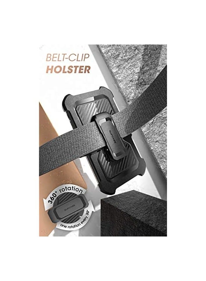 SUPCASE Unicorn Beetle Pro Series Case Designed For Galaxy A32 5G (2020 Release), Rugged Holster Case with Built-in Screen Protector - Black - Image 5