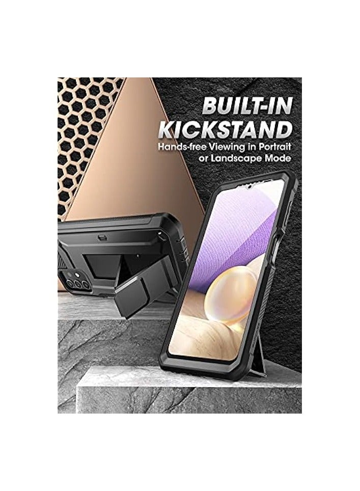 SUPCASE Unicorn Beetle Pro Series Case Designed For Galaxy A32 5G (2020 Release), Rugged Holster Case with Built-in Screen Protector - Black - Image 3