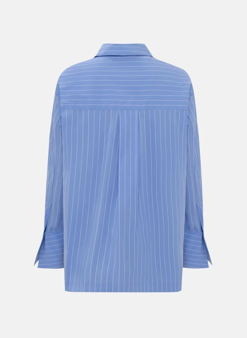 Lichi Loose striped shirt