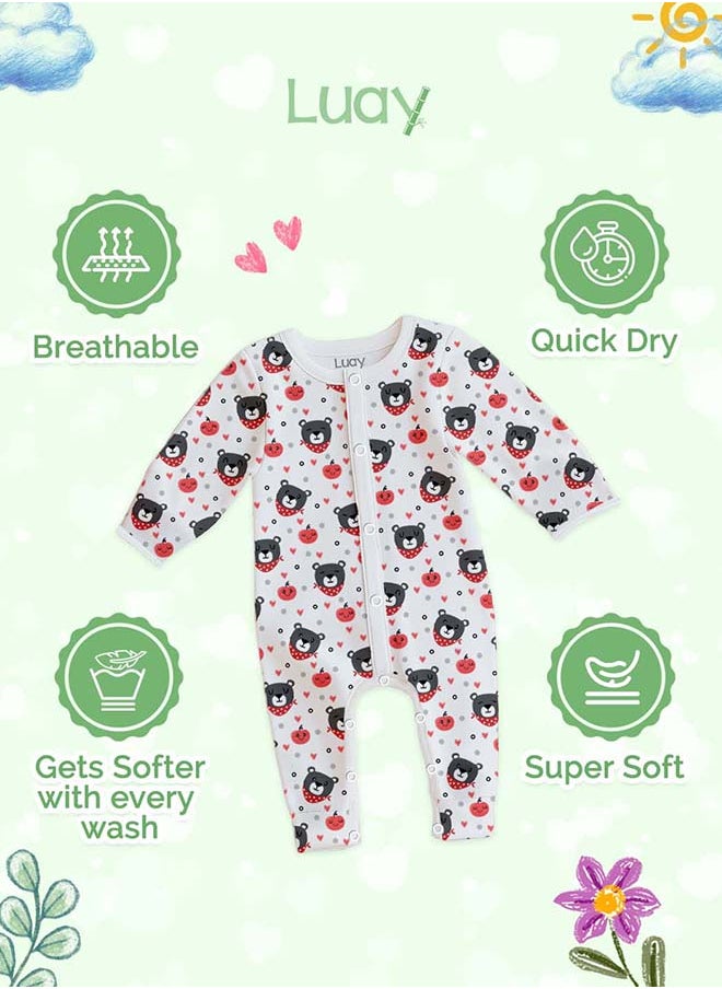 LUAY Premium Gift Box Set with The Baby Romper, Baby Feeding Bottle and Teddy Bear Best Hamper for Babies (0-3 M)  - Image 2
