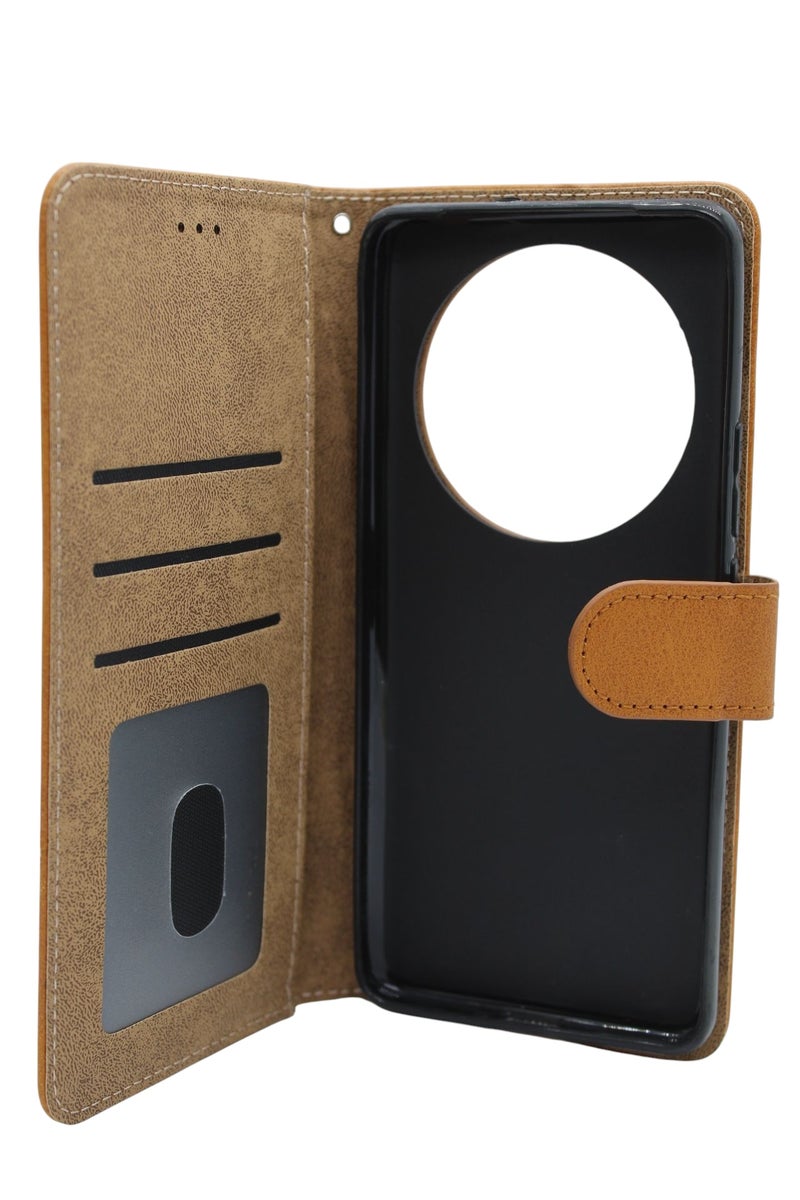 CFS C.F.S Leather Filp Cover For Realme 12 Pro / Realme 12 Pro+ - Havan - Image 4