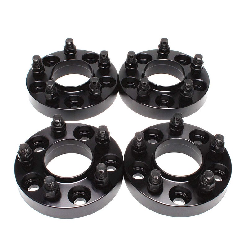 ZY WHEEL 4PCS 5X45 Wheel Spacers 25mm 1 inch 5x1143 Hub centric 705mm Hub Bore 14x15 Studs Compatible for 20152024 Ford Mustang EcoBoost 20202024 Explorer