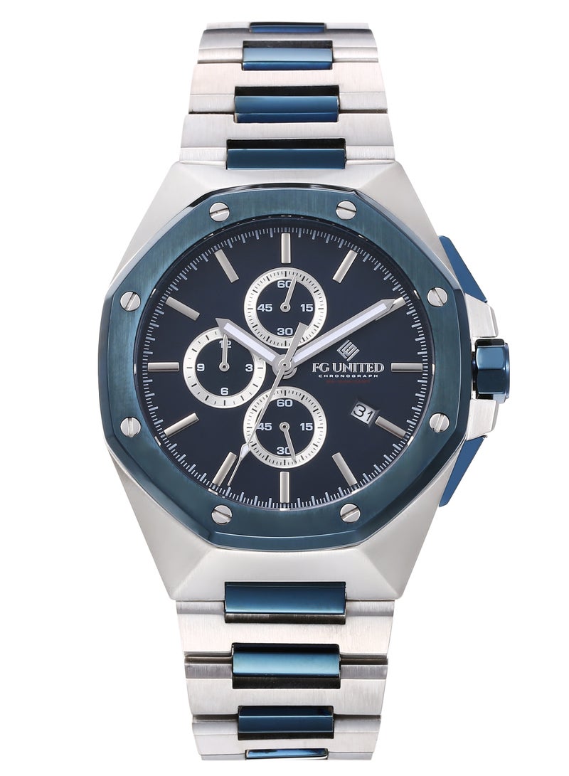 FG UNITED ساعة FG UNITED Primo للرجال كرونوغراف من الفولاذ المقاوم للصدأ - FG9006 - Image 1