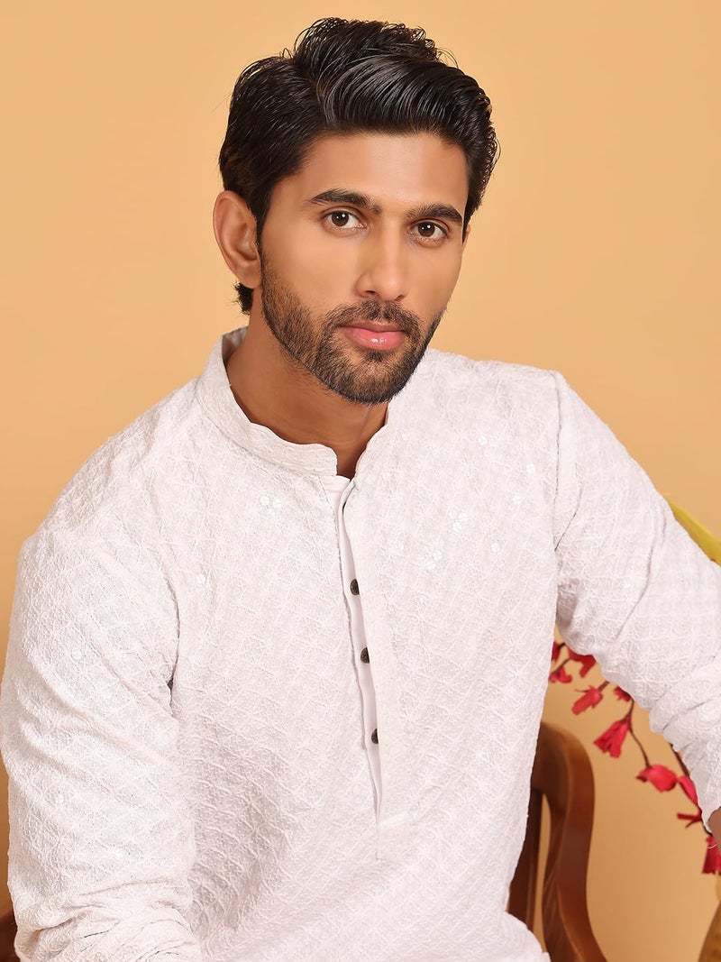 jompers قميص جومبرز للرجال من مزيج الفيسكوز بتصميم عادي مزخرف بالشكانكاري والتسلسل - Image 5