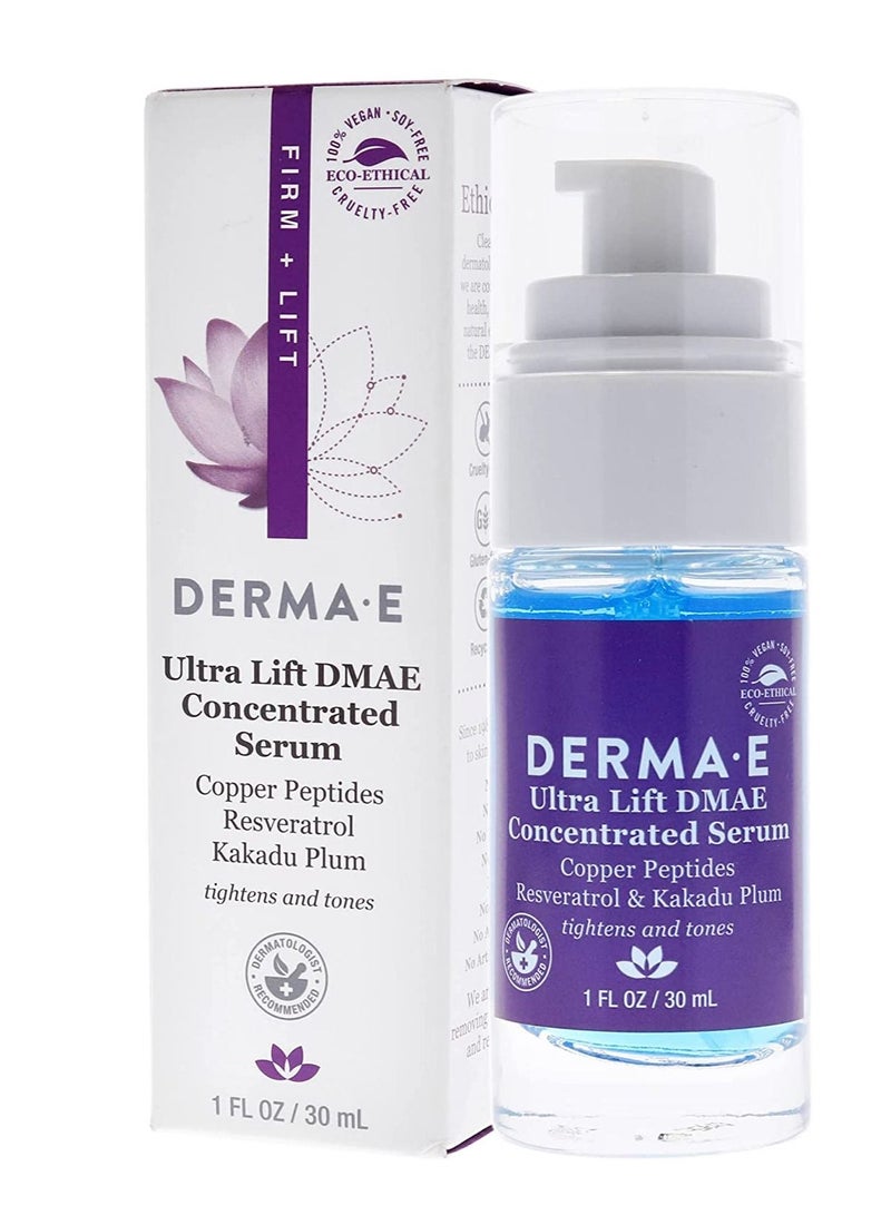 derma-e Derma E Ultra Lift DMAE Concentrated Serum 30ml - Image 4