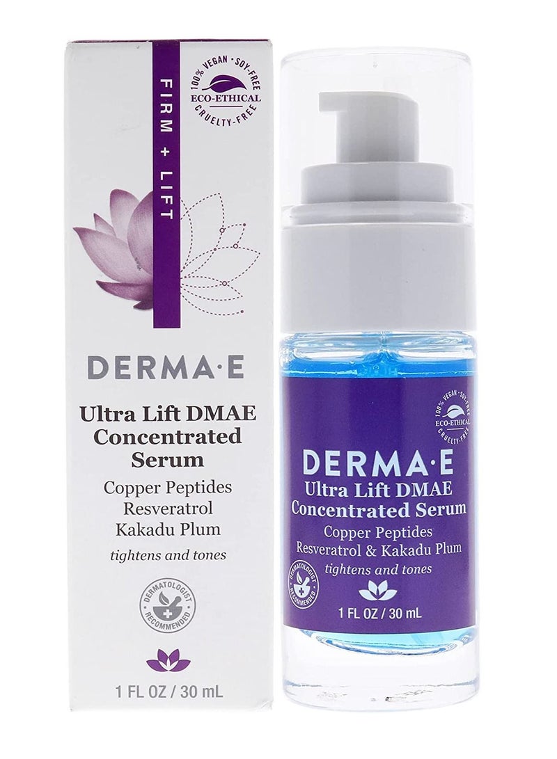 derma-e Derma E Ultra Lift DMAE Concentrated Serum 30ml - Image 1