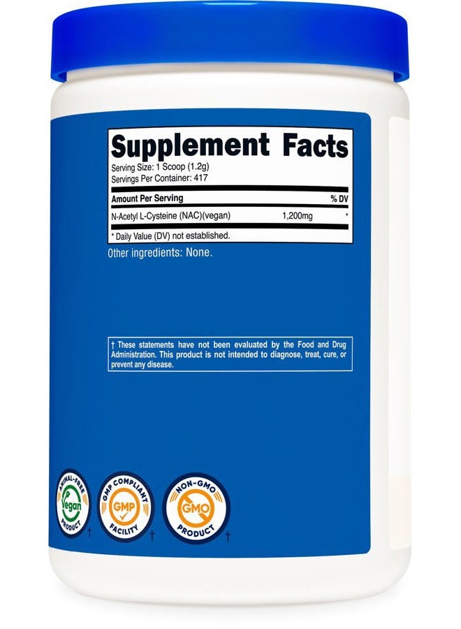 Nutricost N-Acetyl L-Cysteine (NAC) Powder 500 Grams - Vegan NAC, Non-GMO, Gluten Free - Image 4