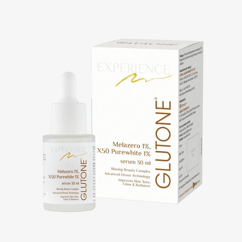 Glutone Skin Brightening Serum Liposomal Glutathione Evens Skin Tone 30ml - Image 1
