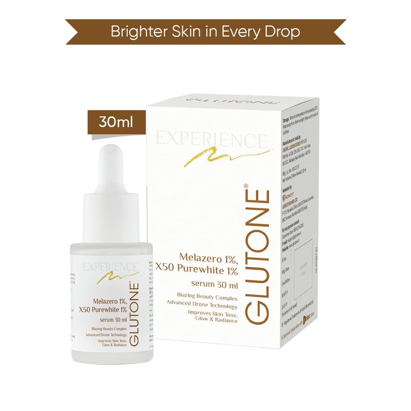Glutone Skin Brightening Serum Liposomal Glutathione Evens Skin Tone 30ml - Image 2