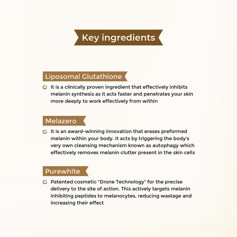 Glutone Skin Brightening Serum Liposomal Glutathione Evens Skin Tone 30ml - Image 4