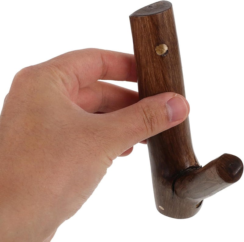 Rustic Wood Coat Hooks Pre-drilled Tree Branch Wall Hooks 10-20mm Thick Decorative Hat and Coat Hangers for Entryway and Hallway Storage - Image 2