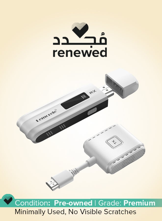 Lemorele Renewed - Wireless HDMI Transmitter and Receiver Kit - 1080P Full HD, 50M Range, 2.4/5G WiFi - Image 1