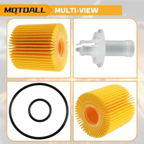 MOTOALL 04152-YZZA1 Oil Filter Kit for Toyota Avalon Camry RAV4 Sienna Lexus ES300h ES350 IS200t RX350 RX450h 04152-31090, 04152-YZZG1 - Image 4