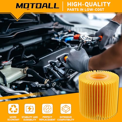 MOTOALL 04152-YZZA1 Oil Filter Kit for Toyota Avalon Camry RAV4 Sienna Lexus ES300h ES350 IS200t RX350 RX450h 04152-31090, 04152-YZZG1 - Image 2