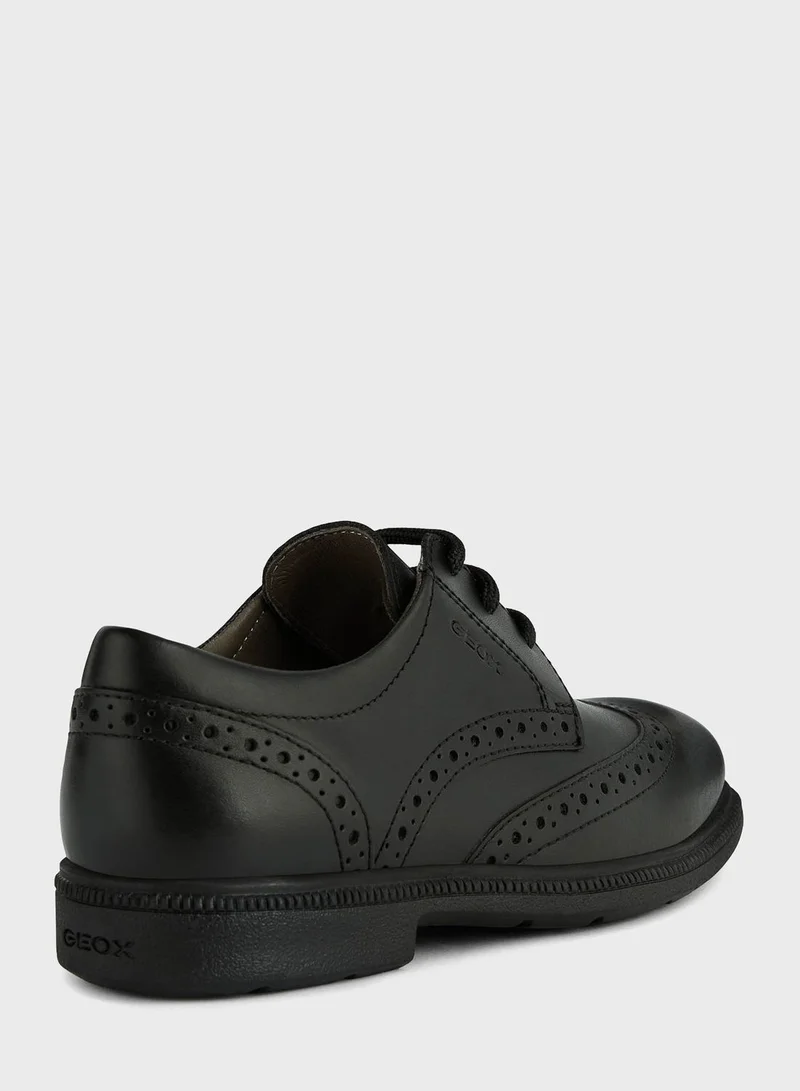 GEOX Kids Lace Up Formal Shoes