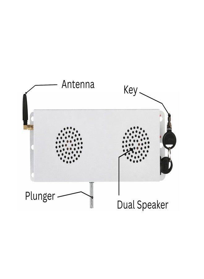 Everyday Walk Shutter Siren Security Alarm with 5 Mobile Number Calling, SMS Features | GSM Smart Plus Technology, Heavy Siren Alert for Retail Shops, Warehouses, Offices, Go-Downs, Garages - Image 2