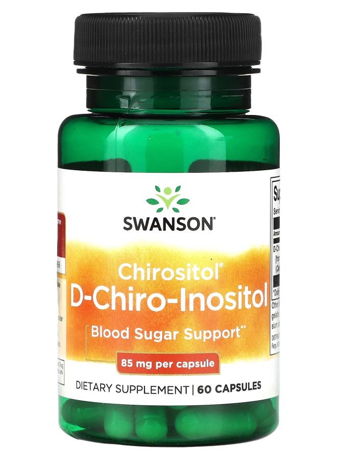Chirositol D-Chiro-Inositol 85 mg 60 Capsules