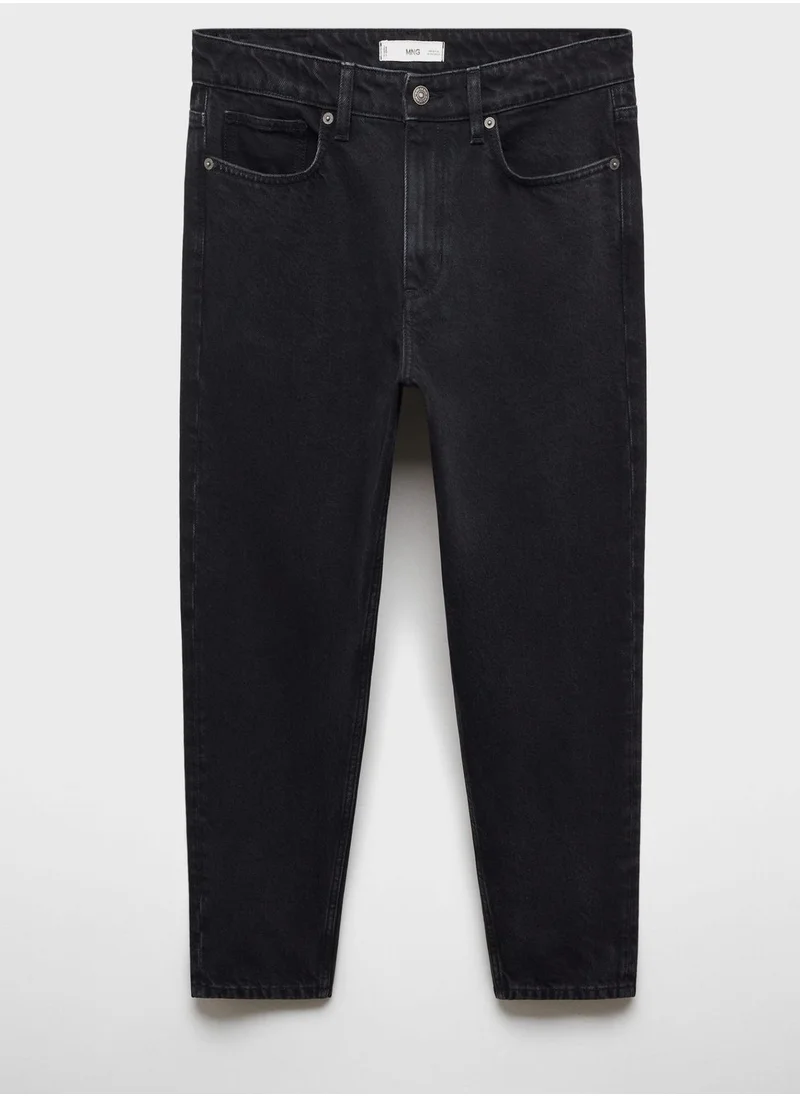 Mango Man Rinse Wash Tapper Fit Jeans