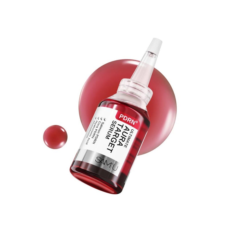 SAM'U PDRN Ultimate Aura Target Serum - PDRN Salmon glow serum with Glutathione, Vitamin C & Niacinamide, Korean Skin Care - Image 1
